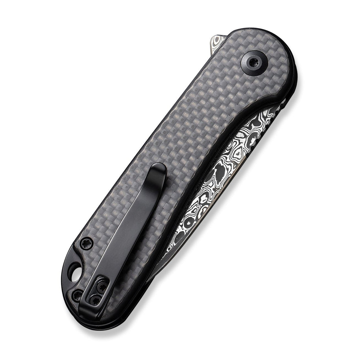CIVIVI Button Lock Elementum II Carbon Fiber Pocket Knife C18062PB-DS1