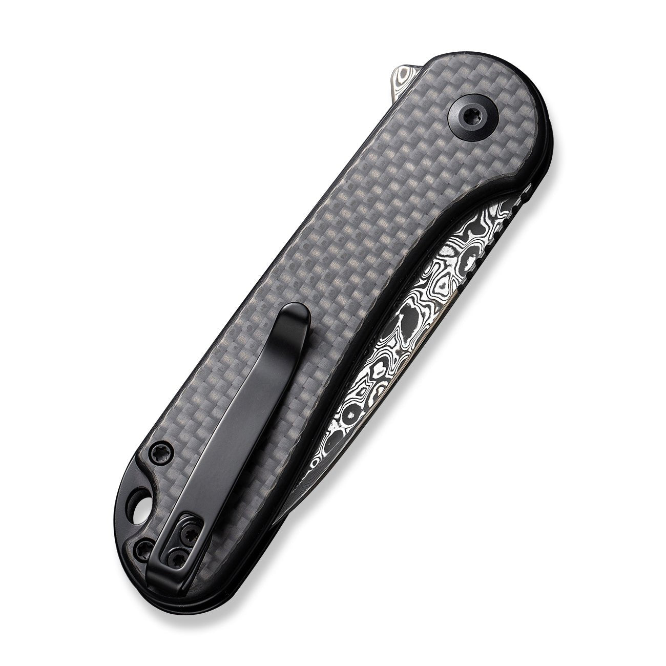 CIVIVI Button Lock Elementum II Carbon Fiber Pocket Knife C18062PB-DS1