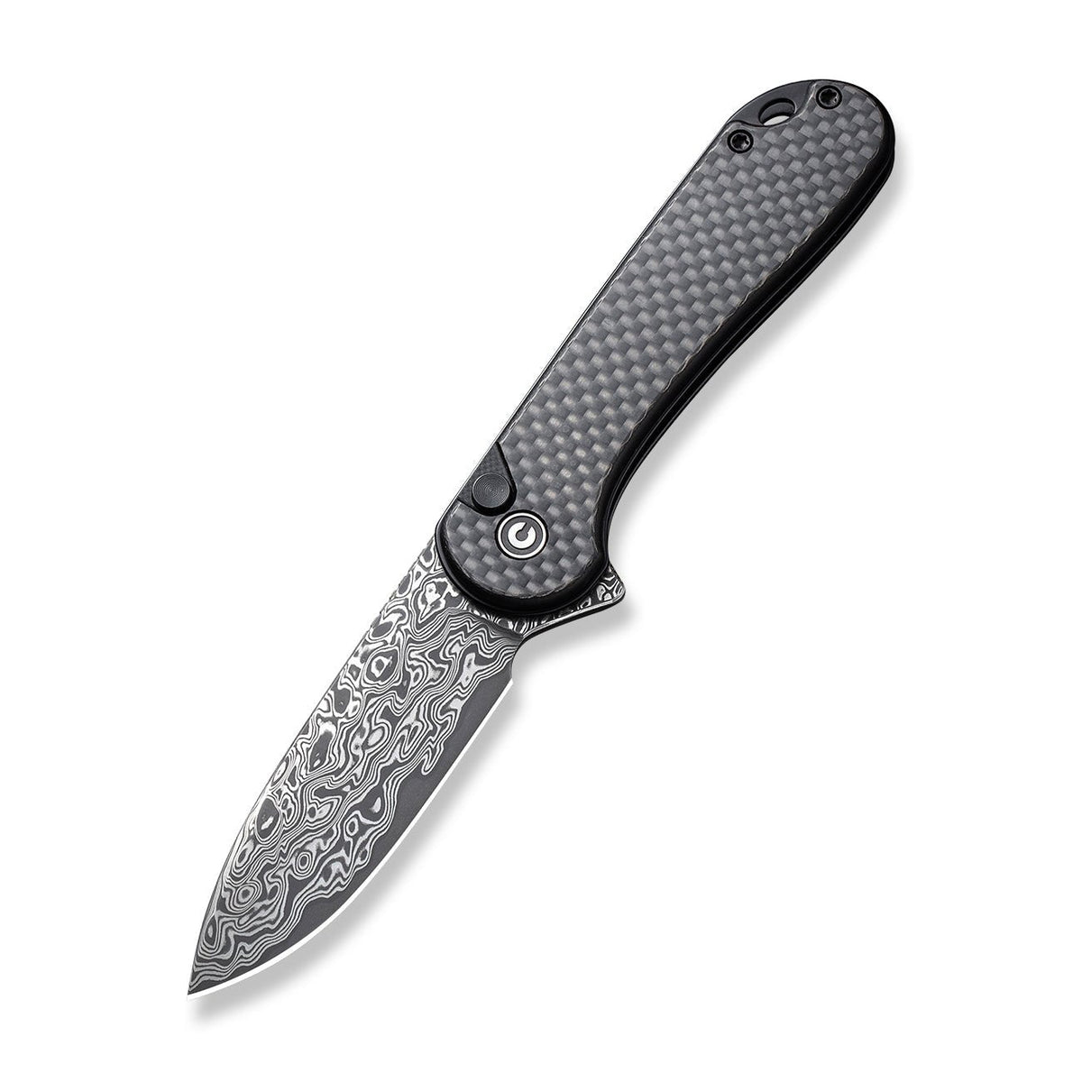 CIVIVI Button Lock Elementum II Carbon Fiber Pocket Knife C18062PB-DS1