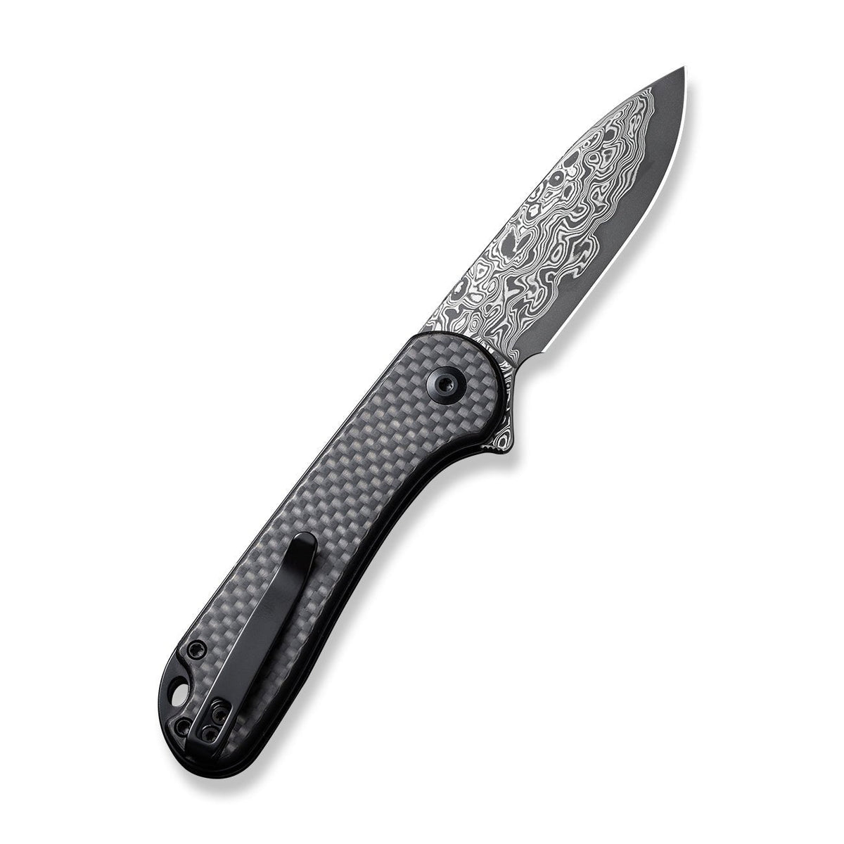 CIVIVI Button Lock Elementum II Carbon Fiber Pocket Knife C18062PB-DS1