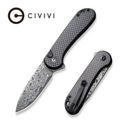 CIVIVI Button Lock Elementum II Carbon Fiber Pocket Knife C18062PB-DS1