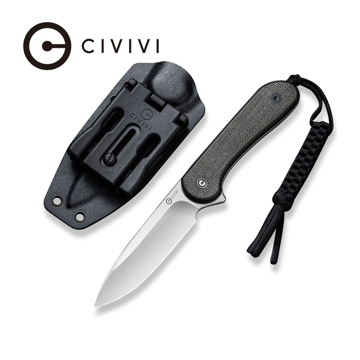 CIVIVI Elementum Green Micarta Fixed Blade Knife C2105B, Knives, - Outdoor Kuwait