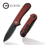 CIVIVI Elementum Burgundy G10 Pocket Knife C907A-1, Knives, - Outdoor Kuwait
