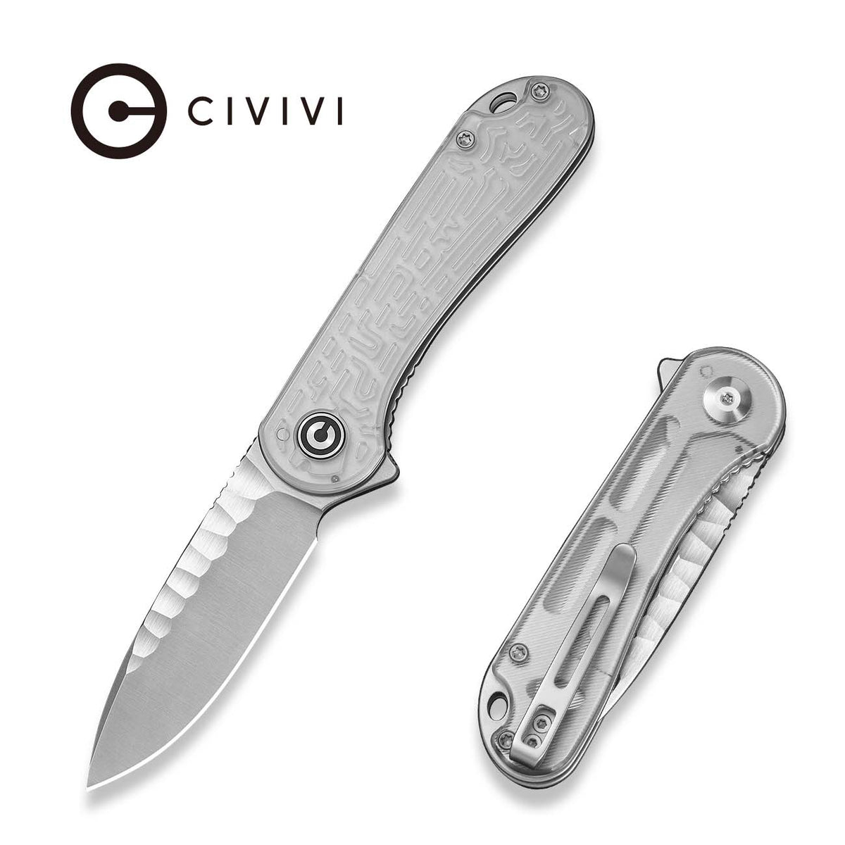 CIVIVI Elementum Clear Lexan Pocket Knife C18062AM-1, Knives, - Outdoor Kuwait