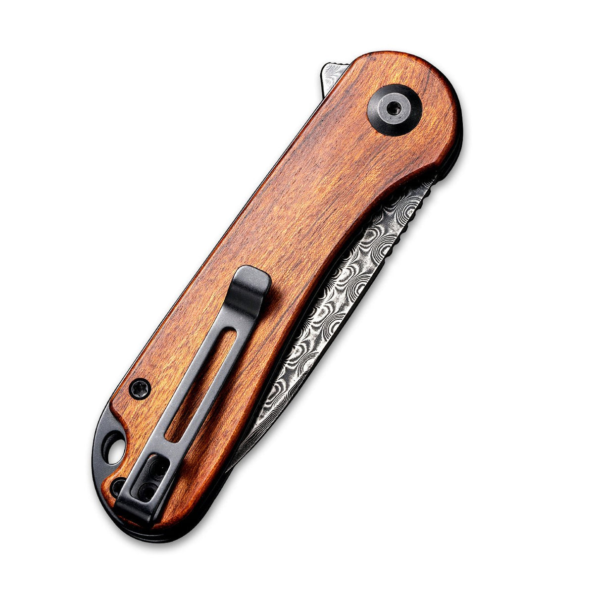 CIVIVI Elementum Damascus Wood Pocket Knife C907DS-2, Knives, - Outdoor Kuwait