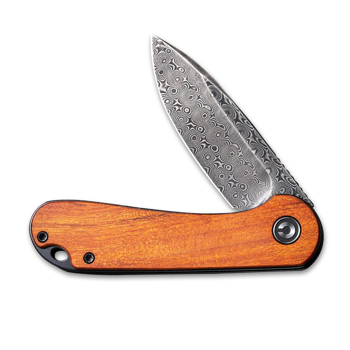 CIVIVI Elementum Damascus Wood Pocket Knife C907DS-2, Knives, - Outdoor Kuwait