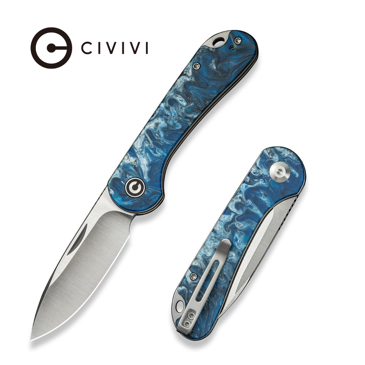 CIVIVI Elementum Slip Joint Resin Folding Knife C18062AJ-4