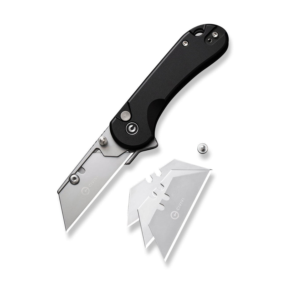 CIVIVI Button Lock Elementum Utility Pocket Knife C23039B-1