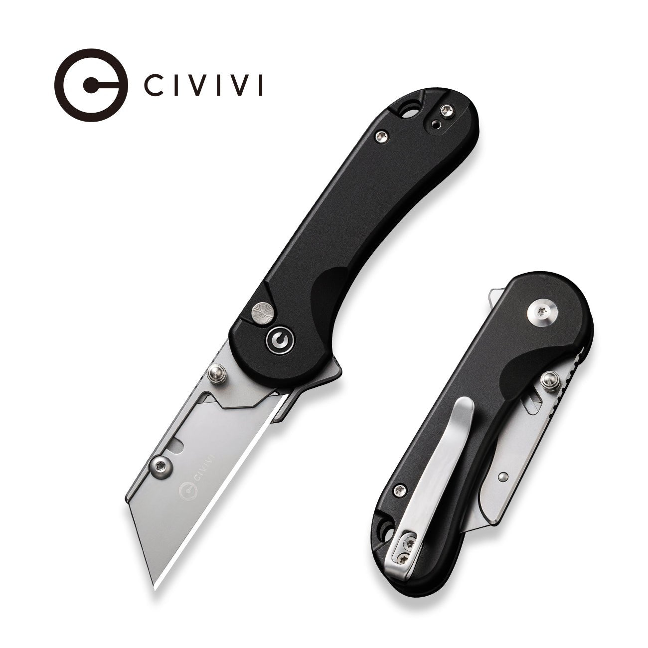 CIVIVI Button Lock Elementum Utility Pocket Knife C23039B-1