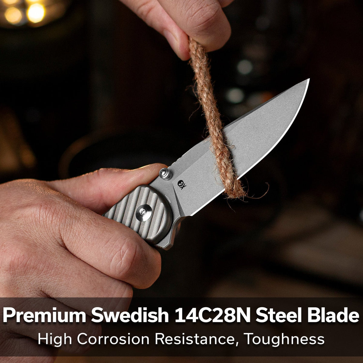 CIVIVI Iron Tide Gray Aluminum Pocket Knife C25011-3, Knives, - Outdoor Kuwait