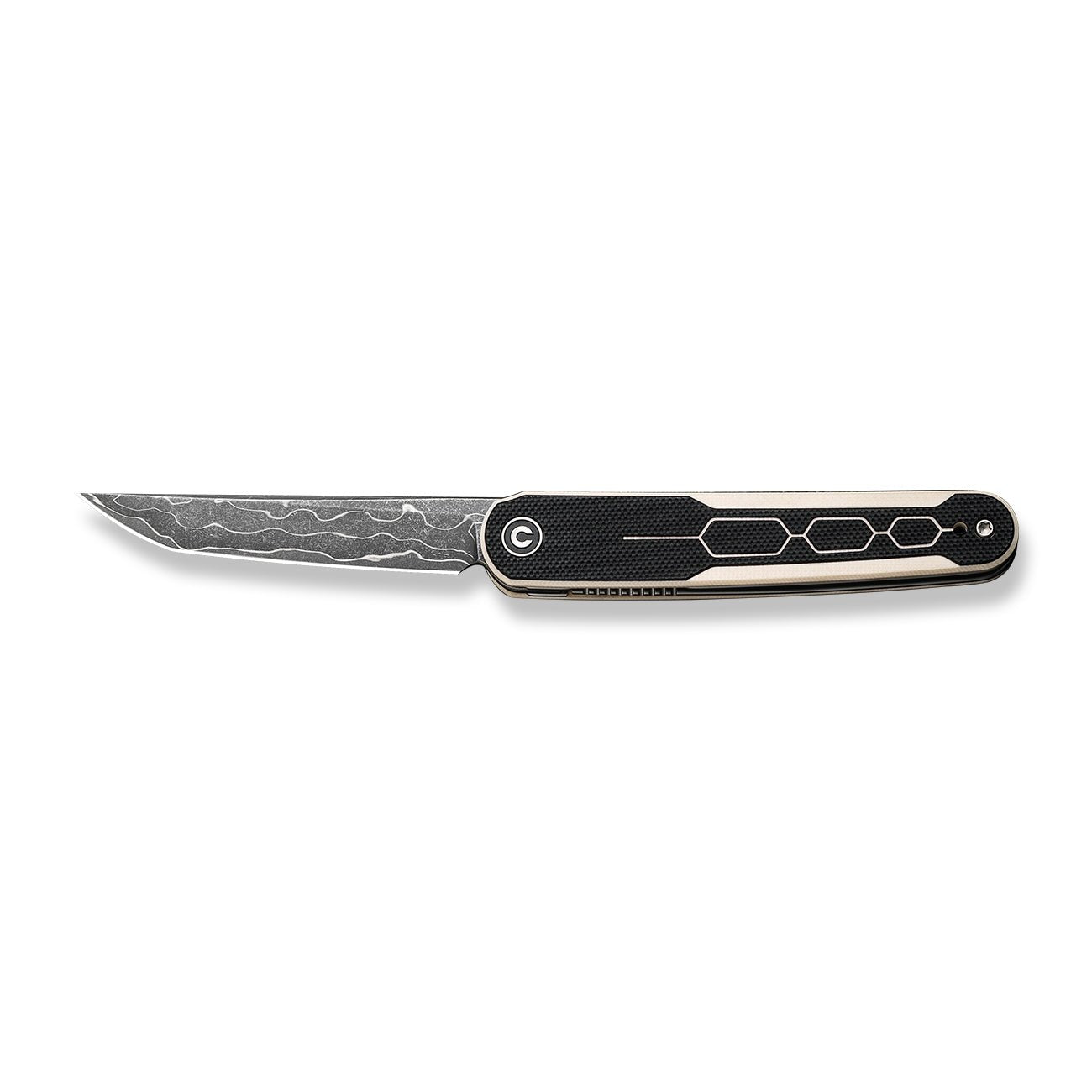 CIVIVI KwaiQ Damascus G10 Pocket Knife C23015-DS1