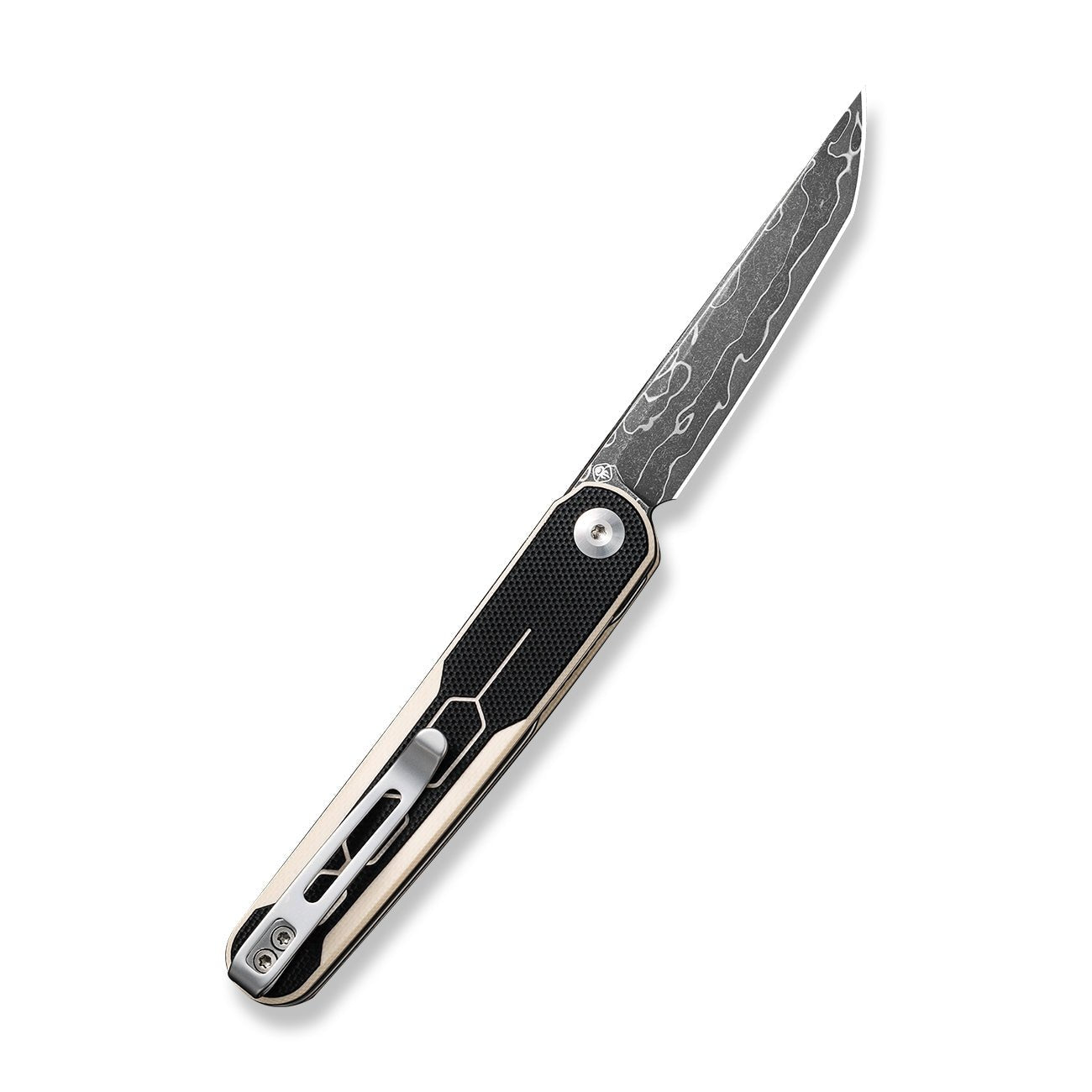 CIVIVI KwaiQ Damascus G10 Pocket Knife C23015-DS1