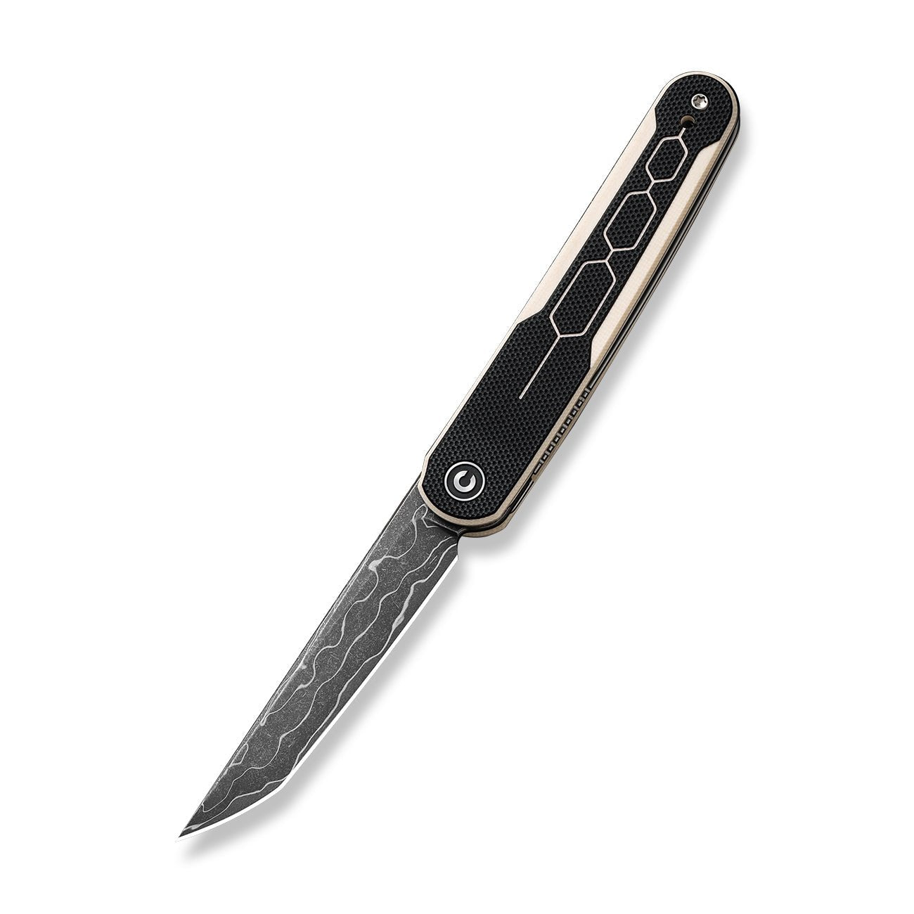 CIVIVI KwaiQ Damascus G10 Pocket Knife C23015-DS1