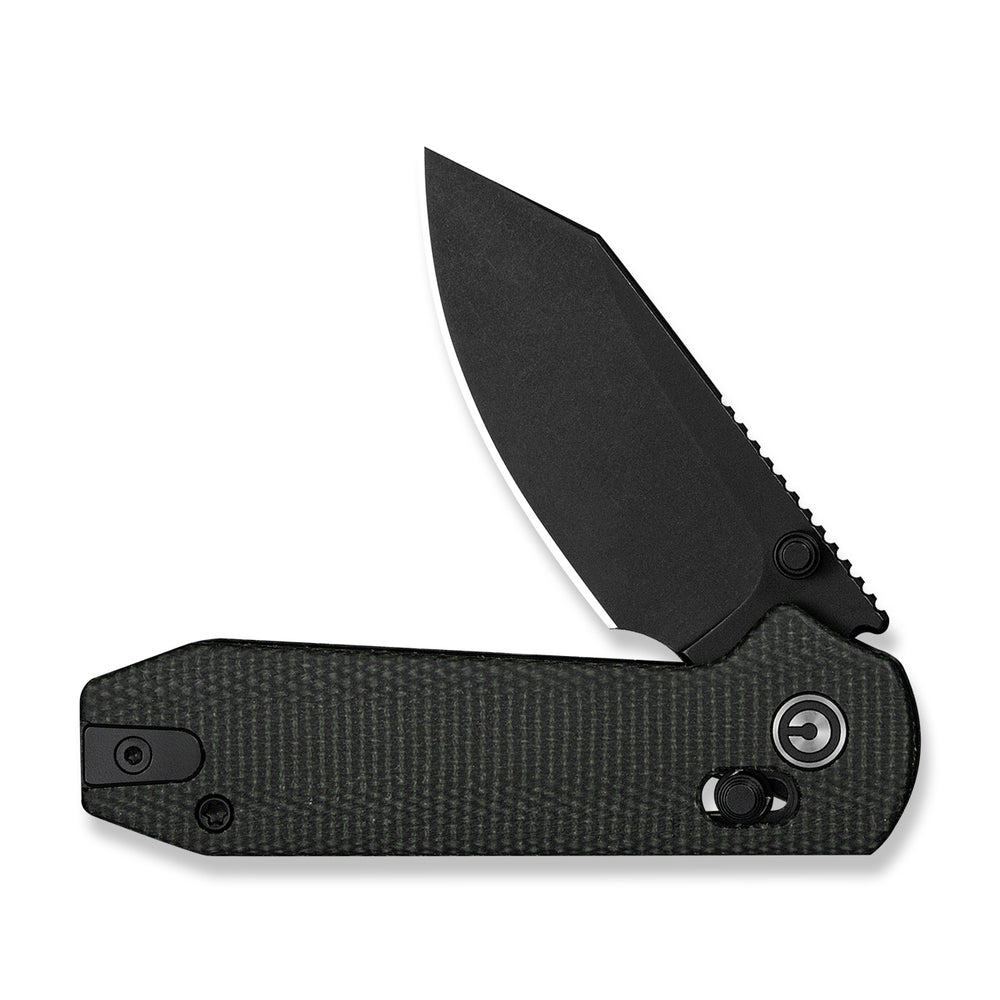 CIVIVI Lil Yonder Dark Green Micarta Pocket Knife C25025B-2, Knives, - Outdoor Kuwait