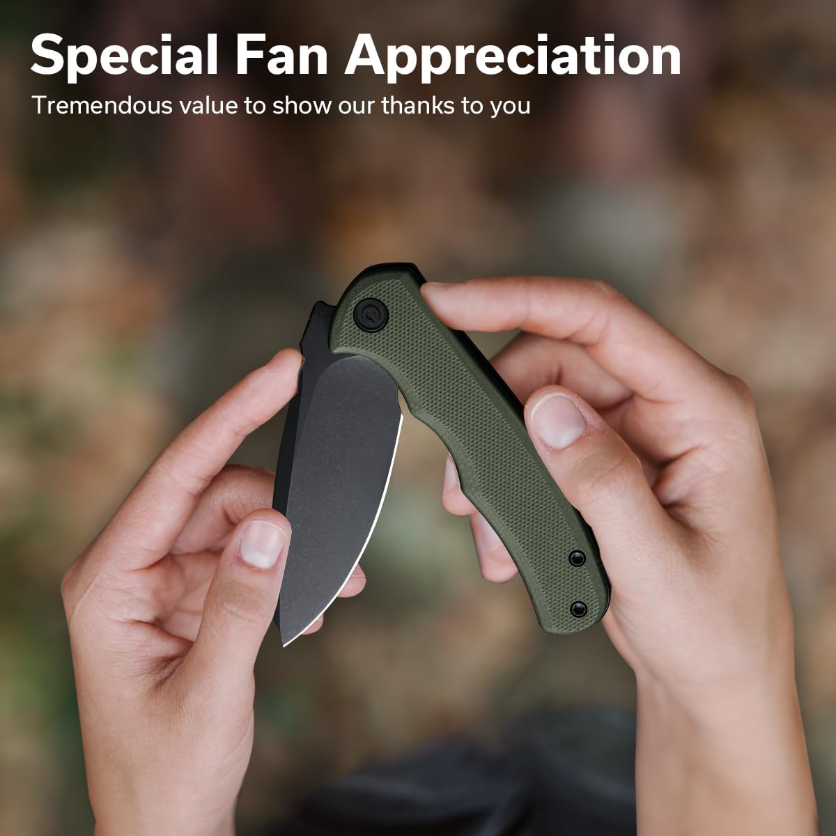 CIVIVI Mini Praxis G10 Pocket Knife C18026C-1