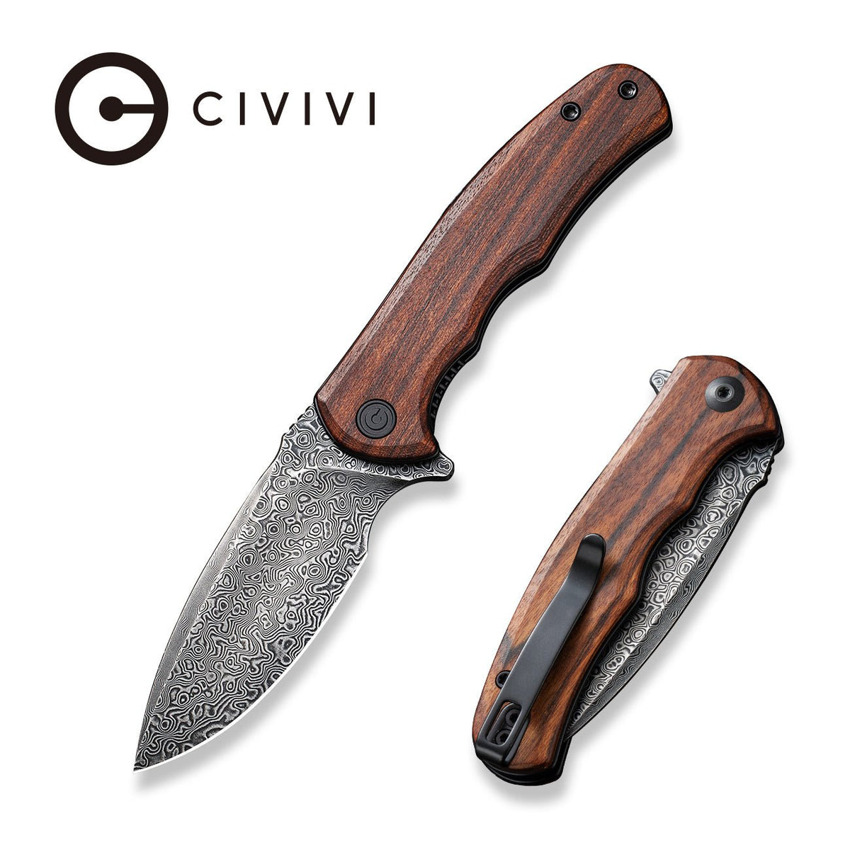 CIVIVI Mini Praxis Wood Pocket Knife C18026C-DS1