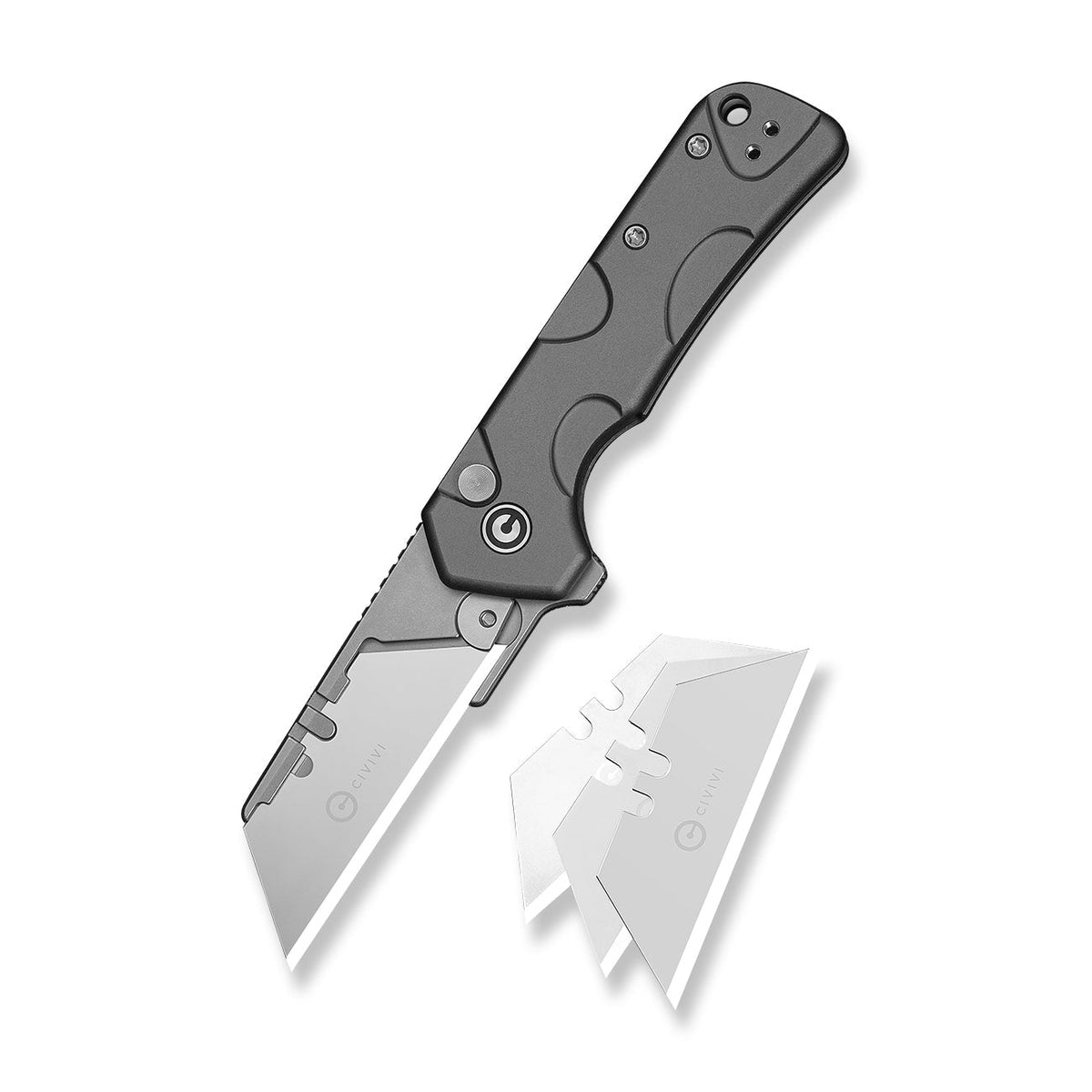 CIVIVI Pulsara Gray Aluminum Utility Knife C24041F-4, Knives, - Outdoor Kuwait