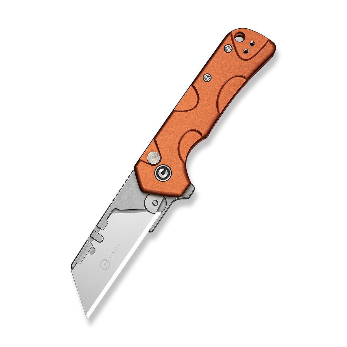 CIVIVI Pulsara Orange Aluminum Utility Knife C24041F-3, Knives, - Outdoor Kuwait