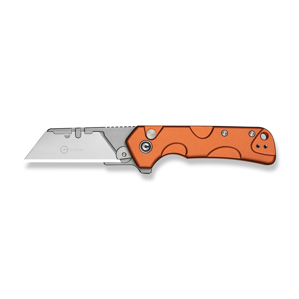 CIVIVI Pulsara Orange Aluminum Utility Knife C24041F-3, Knives, - Outdoor Kuwait