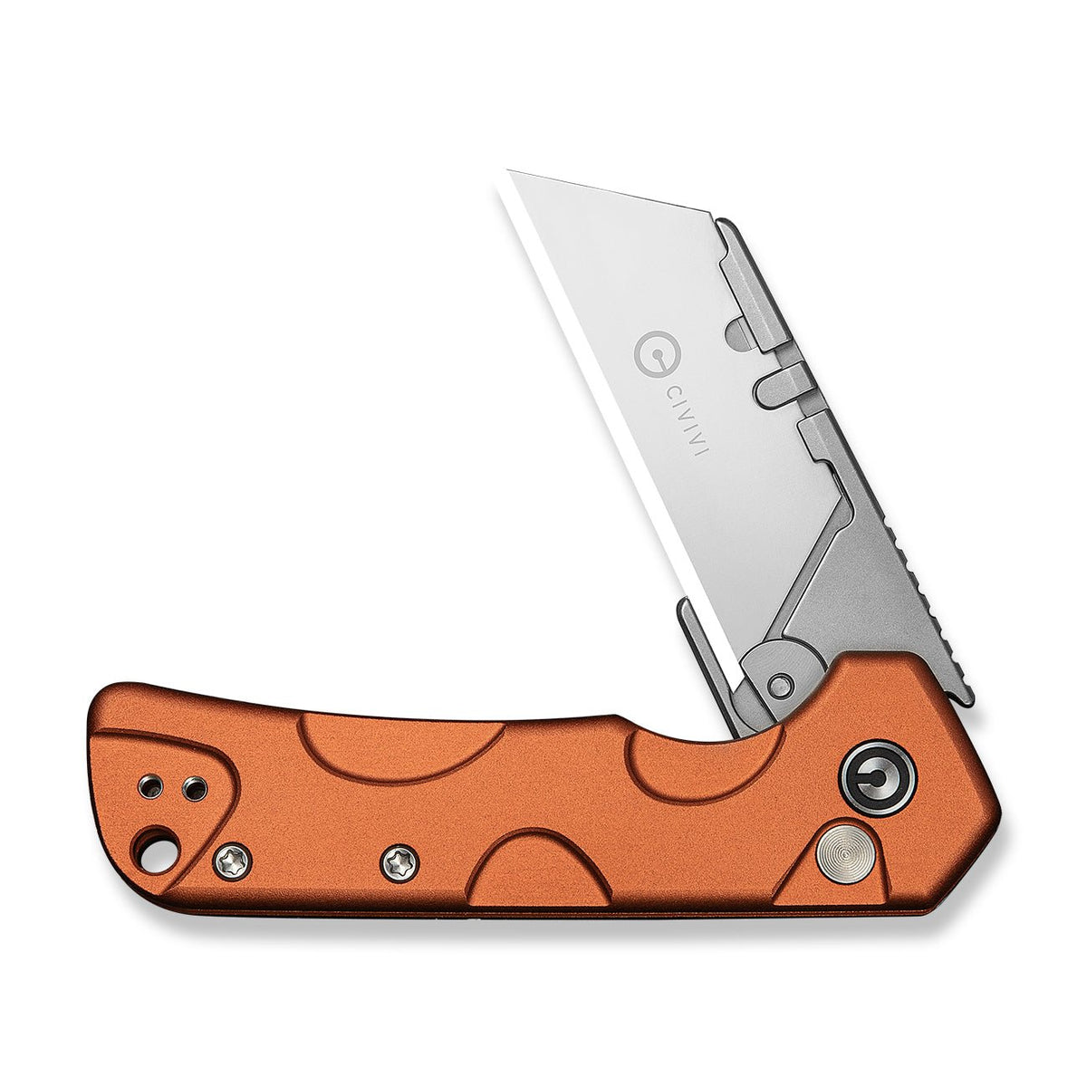 CIVIVI Pulsara Orange Aluminum Utility Knife C24041F-3, Knives, - Outdoor Kuwait