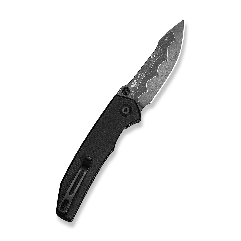 CIVIVI Ryson-E Damascus Black Micarta Pocket Knife C25097-DS1, Knives, - Outdoor Kuwait