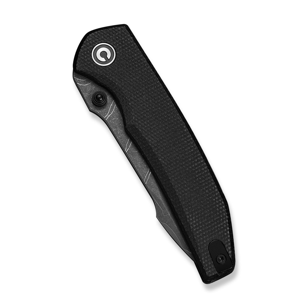 CIVIVI Ryson-E Damascus Black Micarta Pocket Knife C25097-DS1, Knives, - Outdoor Kuwait