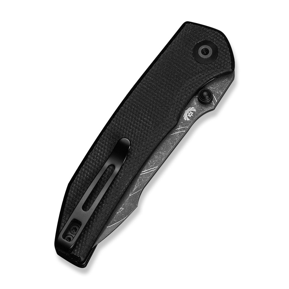 CIVIVI Ryson-E Damascus Black Micarta Pocket Knife C25097-DS1, Knives, - Outdoor Kuwait