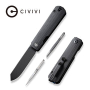 CIVIVI Sendy Black G10 Pocket Knife C21004B-2, Knives, - Outdoor Kuwait
