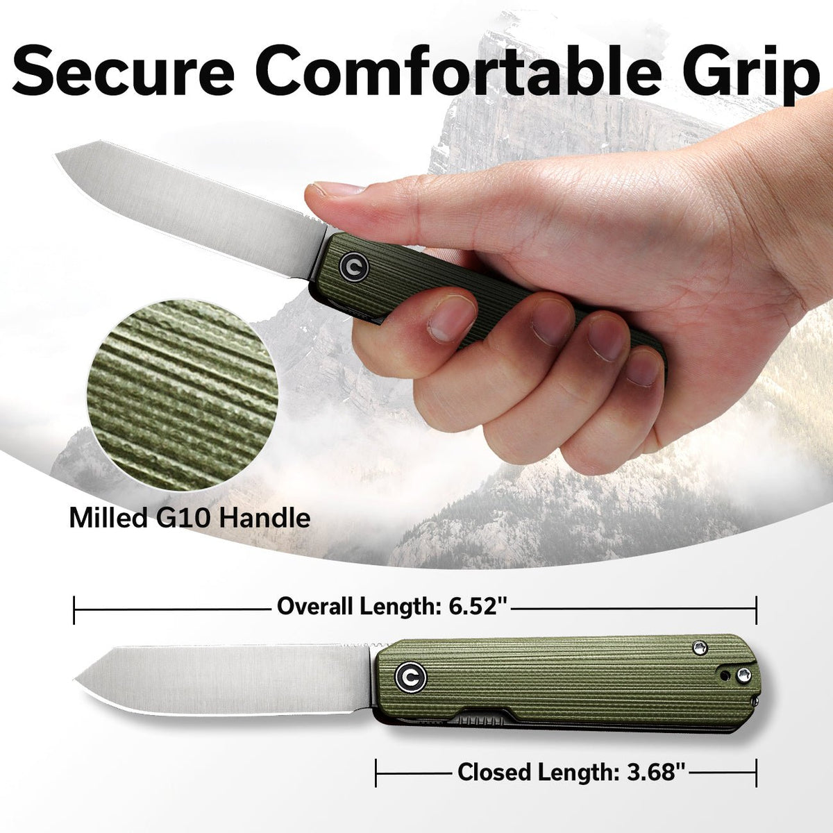 CIVIVI Sendy G10 Folding Knife C21004B-1