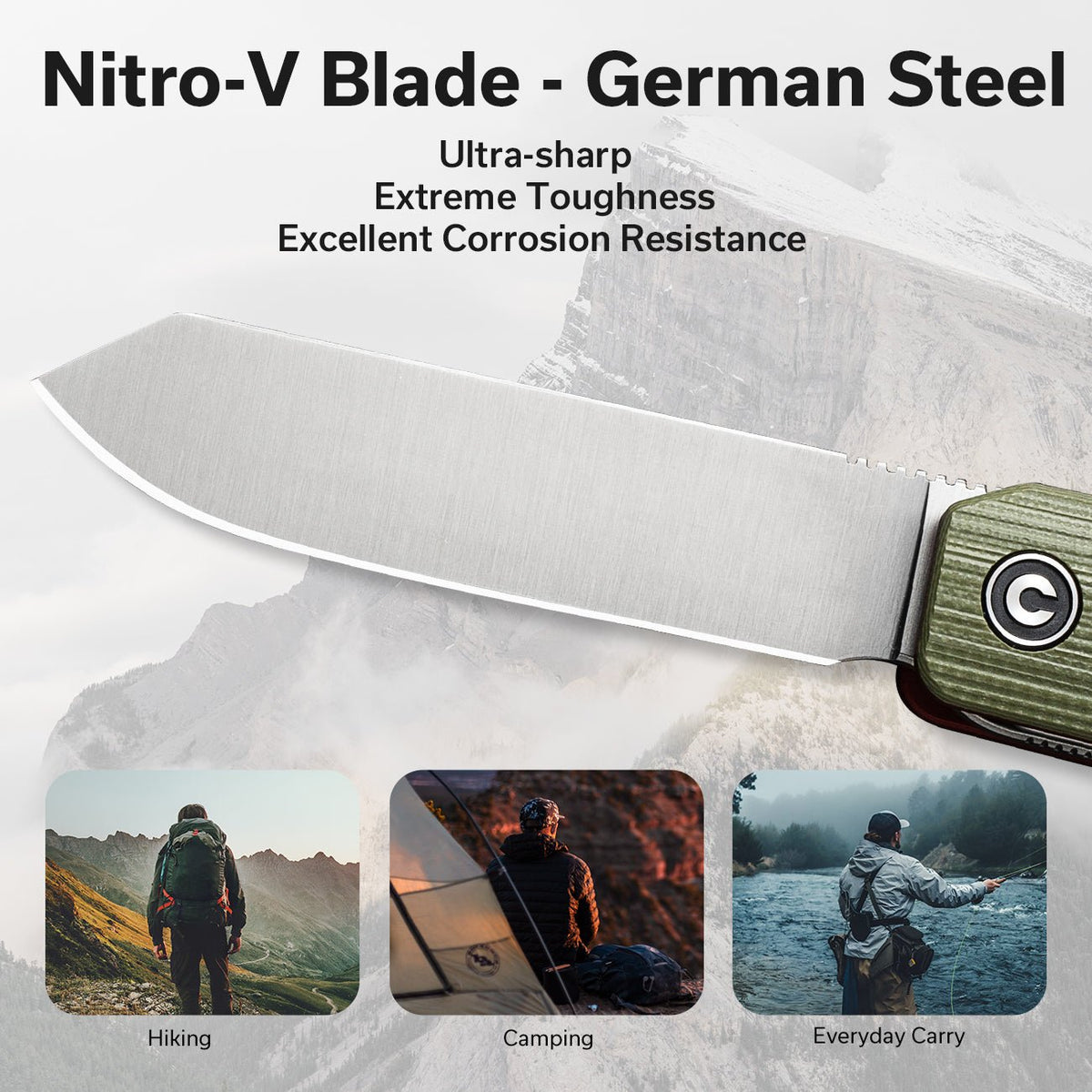 CIVIVI Sendy G10 Folding Knife C21004B-1
