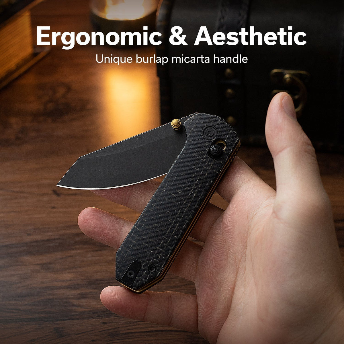 CIVIVI C23073B-2 Yonder Crossbar Lock Folding Knife Black