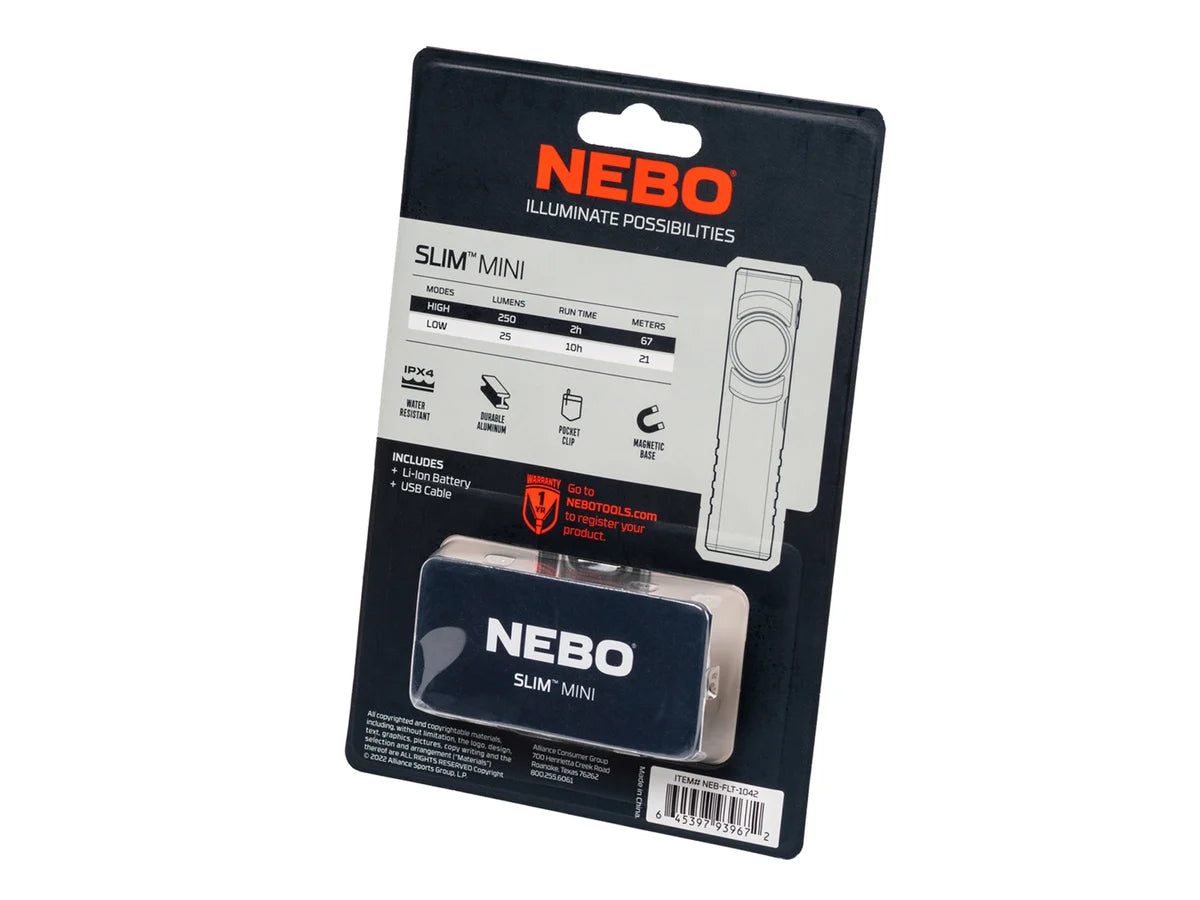 Nebo Slim Mini Rechargeable Work Light, Worklights, - Outdoor Kuwait