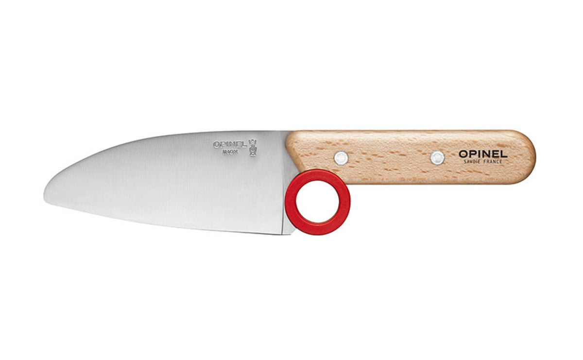 Opinel Le Petit Chef Set Peeler/Kitchen Knife & Cutting Guide, , - Outdoor Kuwait
