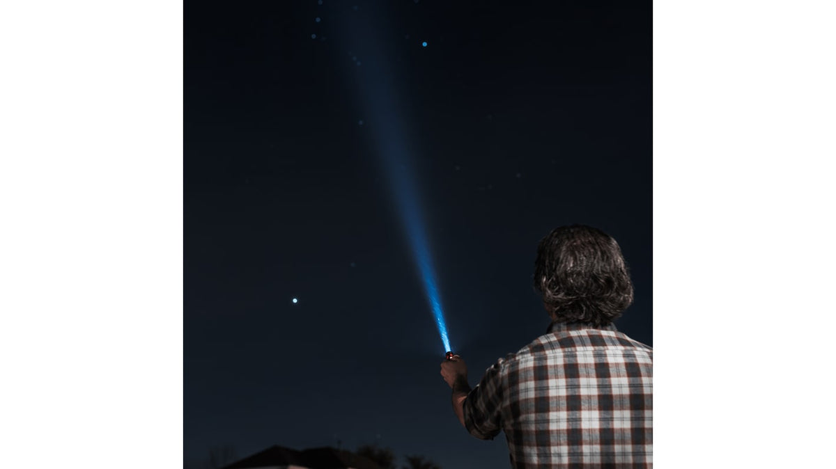 Nebo Luxtreme Nano 420 Lumen Rechargeable Torch Blue, Flashlights, - Outdoor Kuwait