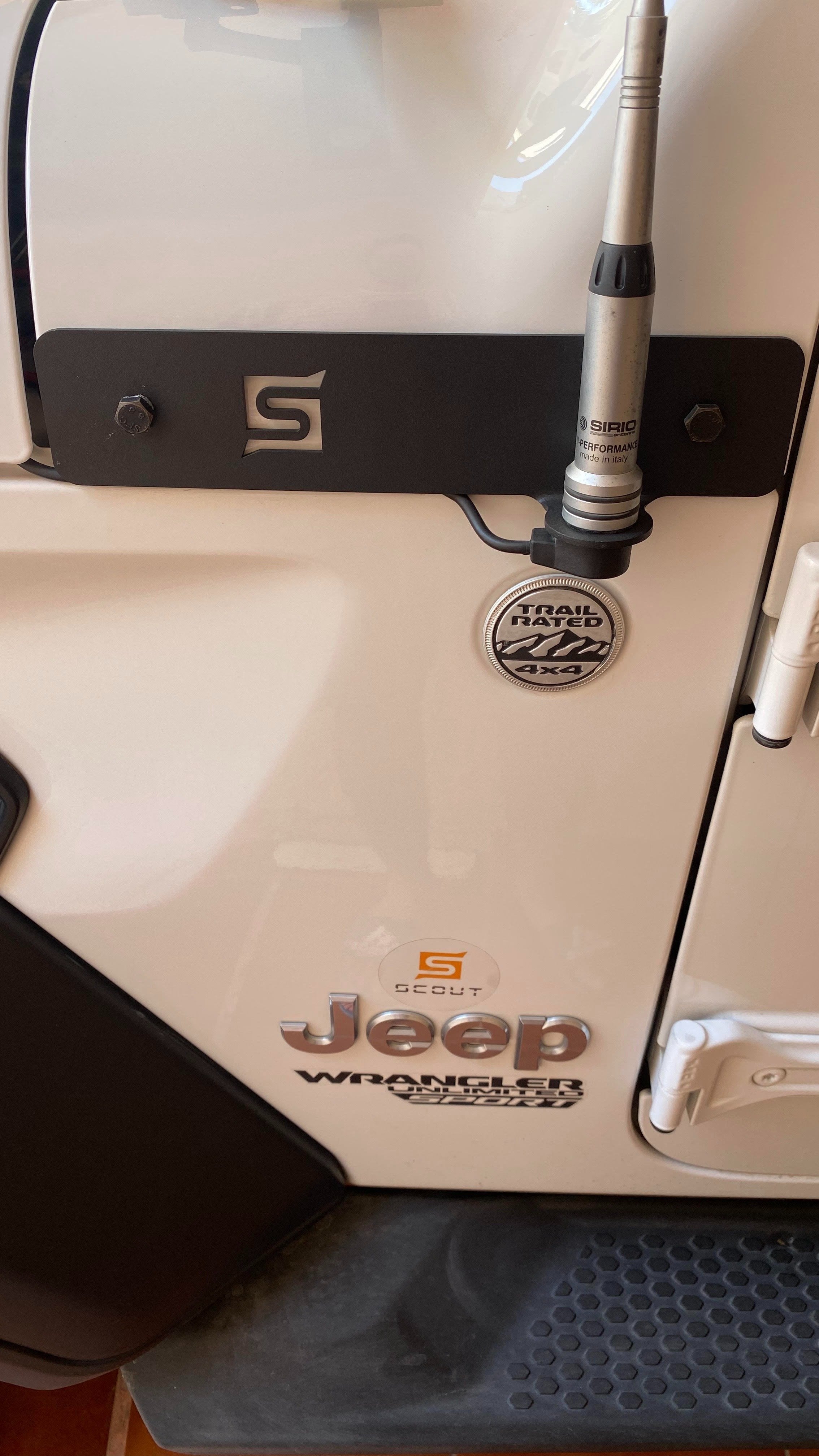 Scout Project Antenna Side Bracket Left for Wrangler JL