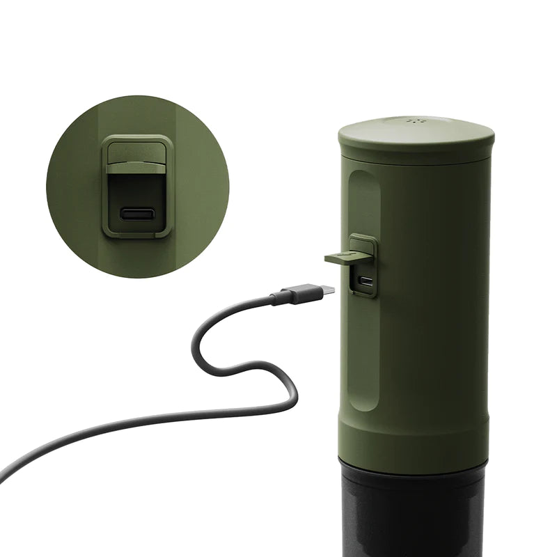 Outin Nano Portable Espresso Machine (Forest Green), Espresso Machine, - Outdoor Kuwait