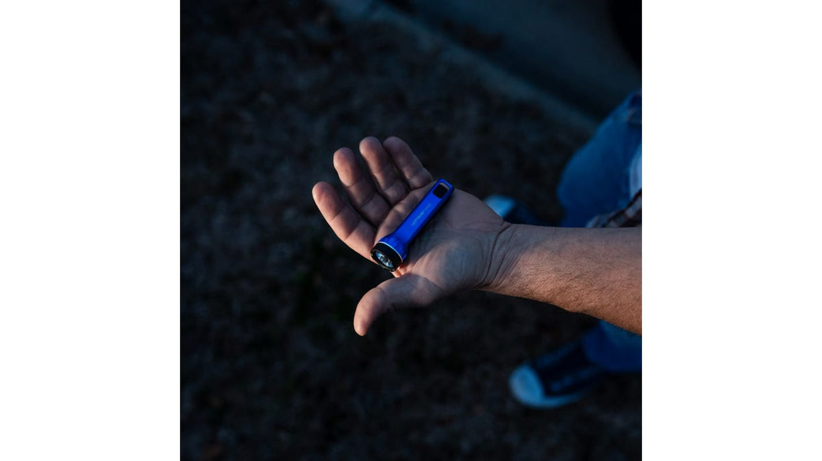 Nebo Luxtreme Nano 420 Lumen Rechargeable Torch Blue, Flashlights, - Outdoor Kuwait