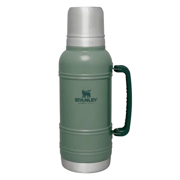 STANLEY THE ARTISAN THERMAL BOTTLE, Water Bottles, 1.4L Hammertone Green - Outdoor Kuwait
