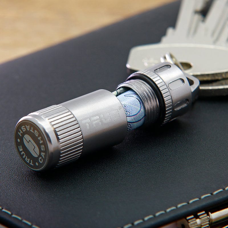 True Utility CashStash + Keyring Cash Capsule, Key Chain, - Outdoor Kuwait