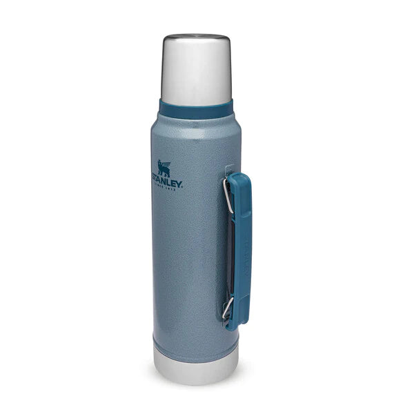 STANLEY CLASSIC LEGENDARY BOTTLE, Water Bottles, 1.0L Hammertone Ice - Outdoor Kuwait