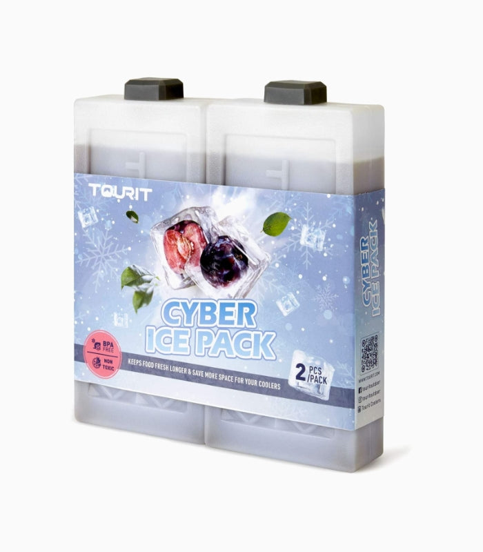 Tourit Reusable Ice Packs - 2 Pack, Ice Pack, Gray - Outdoor Kuwait