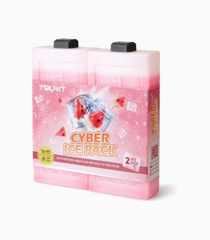 Tourit Reusable Ice Packs - 2 Pack, Ice Pack, Red - Outdoor Kuwait