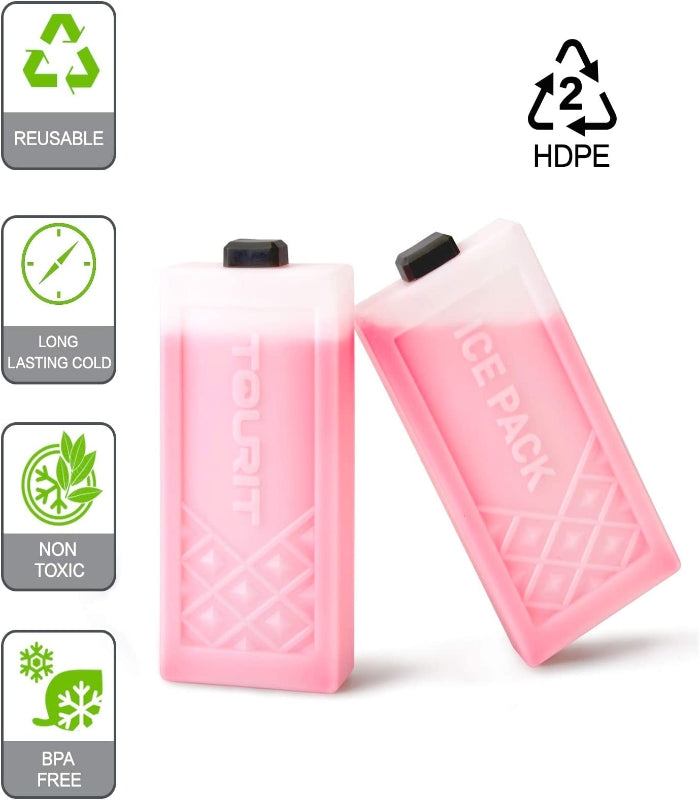 Tourit Reusable Ice Packs - 2 Pack, Ice Pack, - Outdoor Kuwait
