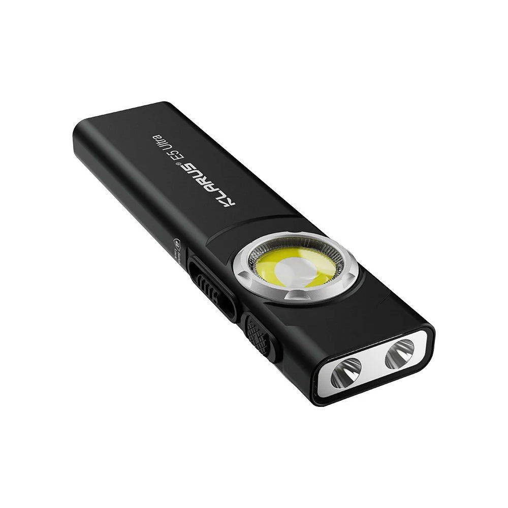 Klarus E5 Ultra Slim Triple-Light EDC Flashlight - Black