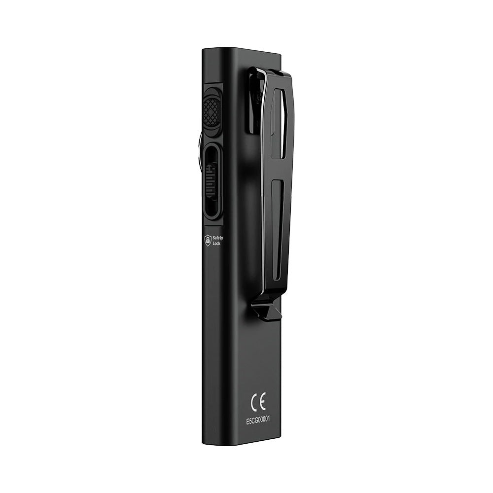 Klarus E5 Ultra Slim Triple-Light EDC Flashlight - Black