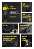 Hoto Air Pump Pro, Air Pump, - Outdoor Kuwait