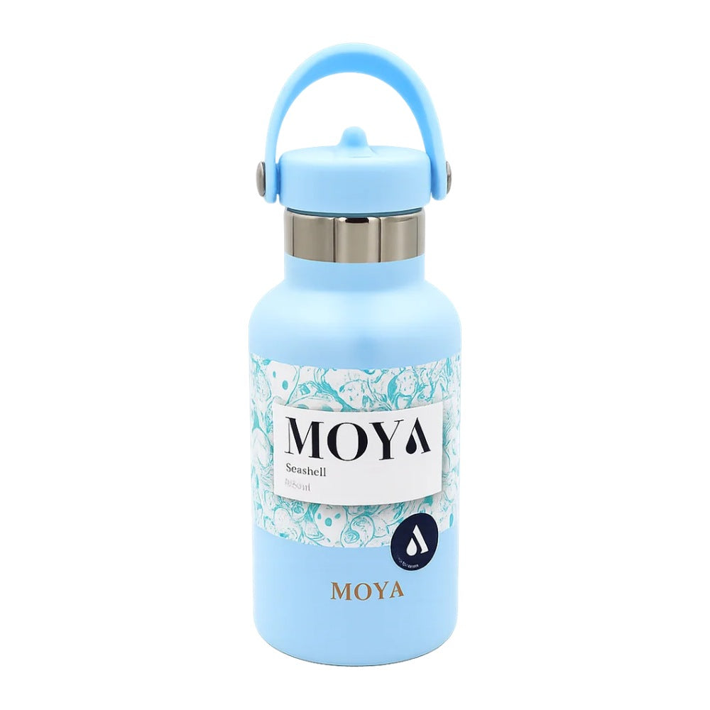 Moya Seashell 350ml Insulated Kids Water Bottle - Sky