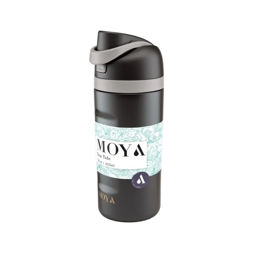 Moya True Tide Insulated Bottle 16oz - Black