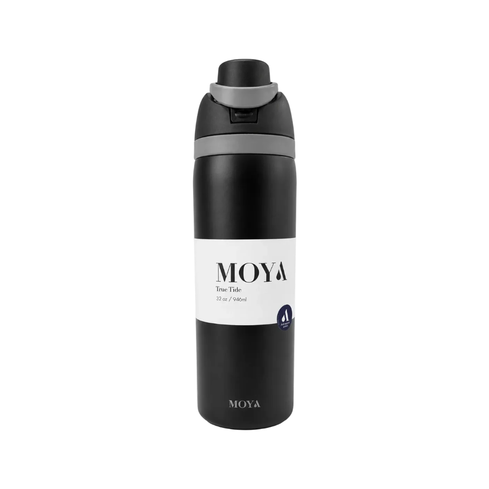 Moya True Tide Insulated Bottle 32oz - Black