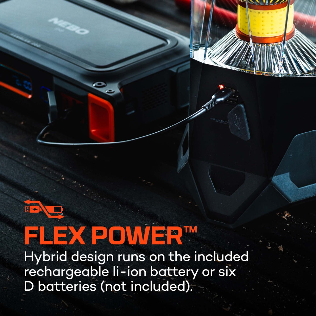 Nebo Galileo 1600 Flex Rechargeable Lantern